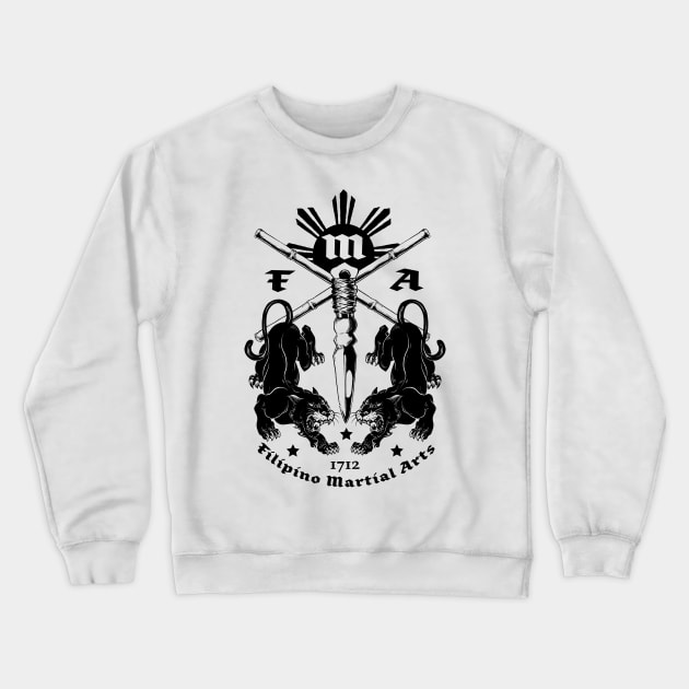 Eskrima Crewneck Sweatshirt by Black Tee Inc